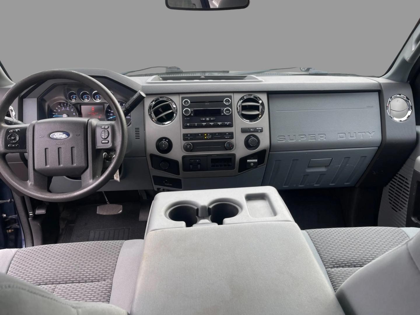 2015 Blue /Gray Ford F-350 SD XLT SuperCab Long Bed 4WD (1FT8X3B68FE) with an 6.2L V8 OHV 16V engine, 6-Speed Automatic transmission, located at 11115 Chardon Rd. , Chardon, OH, 44024, (440) 214-9705, 41.580246, -81.241943 - This 2015 Ford F-350 XLT Supercab 4WD, equipped with a robust 6.2L V8 engine and a 6-speed automatic transmission, offers substantial power and capability, suited for both work and recreational towing needs. It ensures driver comfort with a power driver's seat and power-adjustable pedals, coupled wi - Photo#37